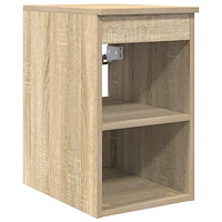vidaXL Badrumsskåp Mellan Sonoma-ek 30 x 35 x 50 cm Konstruerat trä