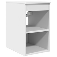 vidaXL Badrumsskåp Mellan Vit 30 x 44,5 x 50 cm Konstruerat trä