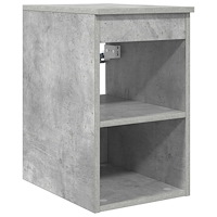 vidaXL Badrumsskåp Mellan Betonggrå 30 x 44,5 x 50 cm Konstruerat trä