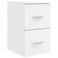 vidaXL Badrumsskåp Mellan Vit 30 x 41 x 50 cm Konstruerat trä