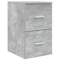 vidaXL Badrumsskåp Mellan Betonggrå 30 x 41 x 50 cm Konstruerat trä