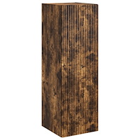 vidaXL Väggmonterat Badrumsskåp Rökt ek 33 x 34,5 x 100 cm