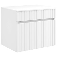 vidaXL Väggmonterat Badrumsskåp Vit 59 x 44,5 x 50 cm Konstruerat trä