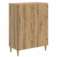 vidaXL Sideboard Artisan-ek 66 x 34,5 x 90 cm Konstruerat trä