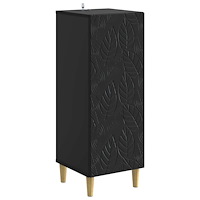 vidaXL Sideboard Svart 33 x 34,5 x 90 cm Konstruerat trä