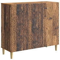 vidaXL Sideboard Gammalt trä 89 x 34,5 x 80 cm Konstruerat trä