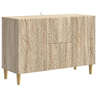 vidaXL Sideboard Sonoma-ek 89 x 34,5 x 60 cm Konstruerat trä