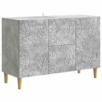 vidaXL Sideboard Betonggrå 89 x 34,5 x 60 cm Konstruerat trä