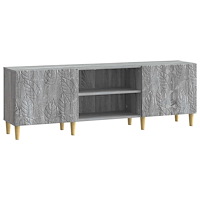 vidaXL TV-skåp 150 x 31 x 50 cm Grå Sonoma Konstruerat trä
