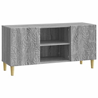 vidaXL TV-skåp 102 x 34,5 x 50 cm Grå Sonoma Konstruerat trä