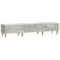 vidaXL TV-skåp 147 x 34,5 x 30 cm Betonggrå Konstruerat trä