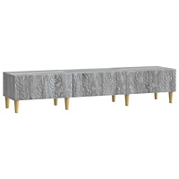 vidaXL TV-skåp 147 x 34,5 x 30 cm Grå Sonoma Konstruerat trä
