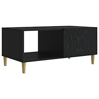vidaXL Kaffeebord Svart 90 x 50 x 40 cm Konstruerat trä