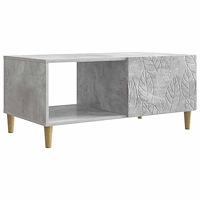 vidaXL Kaffeebord Betonggrå 90 x 50 x 40 cm Konstruerat trä