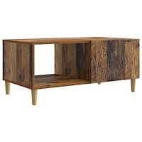 vidaXL Kaffeebord Gammalt trä 90 x 50 x 40 cm Konstruerat trä