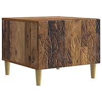 vidaXL Kaffeebord Gammalt trä 50 x 49 x 40 cm Konstruerat trä