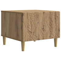 vidaXL Kaffeebord Artisan-ek 50 x 49 x 40 cm Konstruerat trä