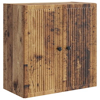 vidaXL Väggmonterat skåp Gammalt trä 59 x 31 x 60 cm Konstruerat trä