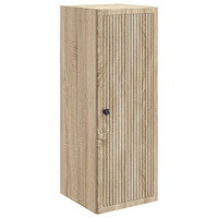 vidaXL Väggmonterat skåp Sonoma-ek 33 x 34,5 x 90 cm Konstruerat trä