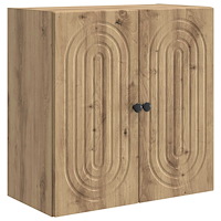 vidaXL Väggmonterat skåp Artisan-ek 59 x 31 x 60 cm Konstruerat trä