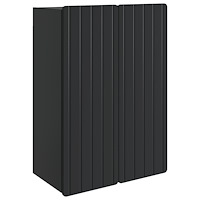 vidaXL Väggmonterat skåp Svart 66 x 34,5 x 92 cm Konstruerat trä