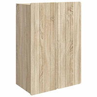 vidaXL Väggmonterat skåp Sonoma-ek 66 x 34,5 x 92 cm Konstruerat trä