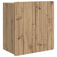 vidaXL Väggmonterat skåp Artisan-ek 59 x 31 x 64 cm Konstruerat trä