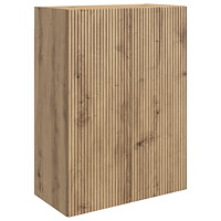 vidaXL Väggmonterat skåp Artisan-ek 66 x 34,5 x 90 cm Konstruerat trä