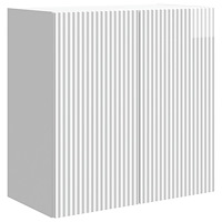 vidaXL Väggmonterat skåp Vit högglans 59 x 31 x 60 cm Konstruerat trä