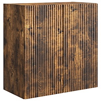 vidaXL Väggmonterat skåp Rökt ek 59 x 31 x 60 cm Konstruerat trä