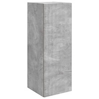 vidaXL Väggmonterat skåp Betonggrå 33 x 34,5 x 90 cm Konstruerat trä