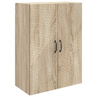 vidaXL Väggmonterat skåp Sonoma-ek 66 x 34,5 x 90 cm Konstruerat trä
