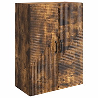 vidaXL Väggmonterat skåp Rökt ek 66 x 34,5 x 90 cm Konstruerat trä