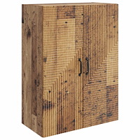 vidaXL Väggmonterat skåp Gammalt trä 66 x 34,5 x 90 cm Konstruerat trä