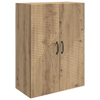 vidaXL Väggmonterat skåp Artisan-ek 66 x 34,5 x 90 cm Konstruerat trä