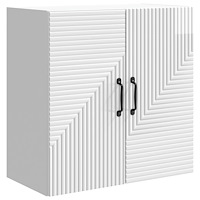 vidaXL Väggmonterat skåp Vit högglans 59 x 31 x 60 cm Konstruerat trä