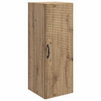 vidaXL Väggmonterat skåp Artisan-ek 33 x 34,5 x 90 cm Konstruerat trä