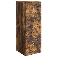 vidaXL Väggmonterat skåp Rökt ek 33 x 34,5 x 90 cm Konstruerat trä