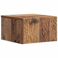 vidaXL Väggmonterat Sängbord Gammalt trä 49 x 34,5 x 20 cm