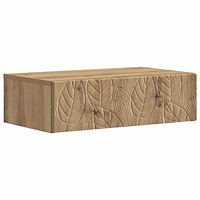 vidaXL Väggmonterad sidobord Artisan-ek 87,5 x 34,5 x 17 cm