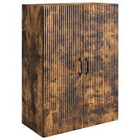 vidaXL Väggmonterat skåp Rökt ek 66 x 34,5 x 90 cm Konstruerat trä