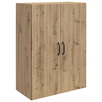 vidaXL Väggmonterat skåp Artisan-ek 66 x 34,5 x 90 cm Konstruerat trä