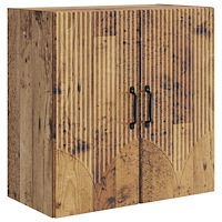 vidaXL Väggmonterat skåp Gammalt trä 59 x 31 x 60 cm Konstruerat trä