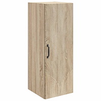 vidaXL Väggmonterat skåp Sonoma-ek 33 x 34,5 x 90 cm Konstruerat trä