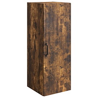 vidaXL Väggmonterat skåp Rökt ek 33 x 34,5 x 90 cm Konstruerat trä