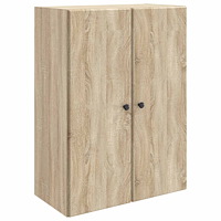 vidaXL Väggmonterat skåp Sonoma-ek 66 x 34,5 x 90 cm Konstruerat trä