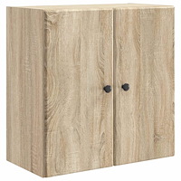 vidaXL Väggmonterat skåp Sonoma-ek 59 x 31 x 60 cm Konstruerat trä