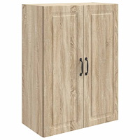 vidaXL Väggmonterat skåp Sonoma-ek 66 x 34,5 x 90 cm Konstruerat trä