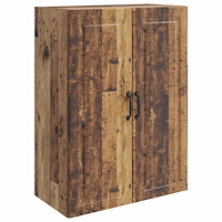 vidaXL Väggmonterat skåp Gammalt trä 66 x 34,5 x 90 cm Konstruerat trä