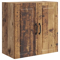 vidaXL Väggmonterat skåp Gammalt trä 59 x 31 x 60 cm Konstruerat trä